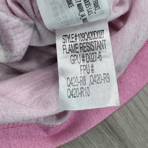 Disney Minnie Mouse Pink Polka Dot Nightgown Pajama Dress Kids Size 4 - Picture 11 of 12